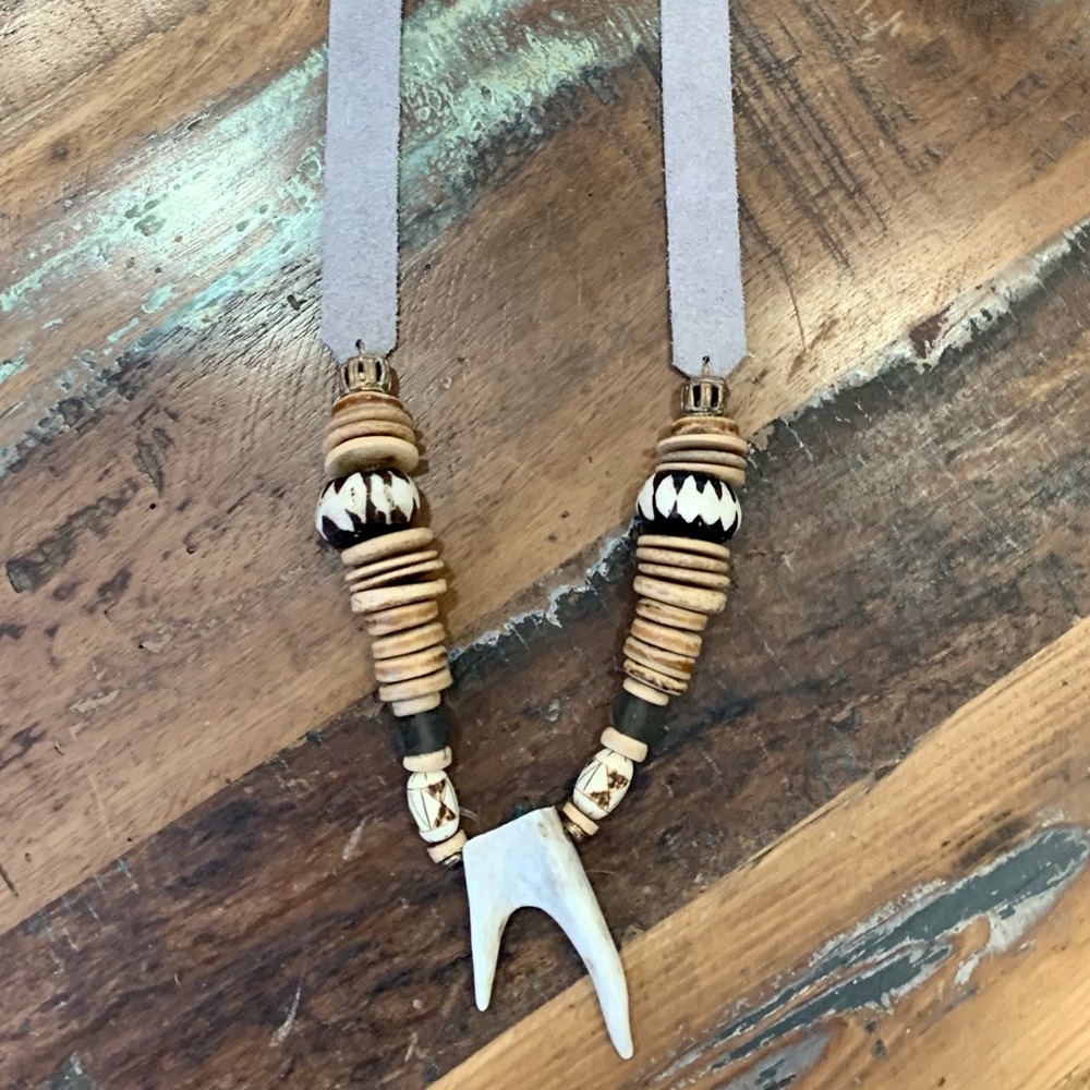 🌾Artisan Antler Fork Necklace - Picture 2 of 5